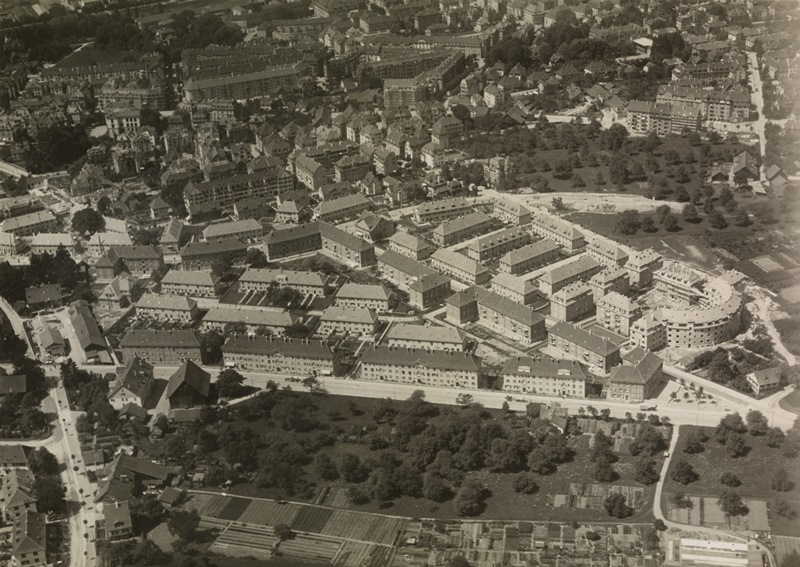 Zürich-Oberstrass, Überbauung Winterthurerstrasse, Langmauerstrasse, Im eisernen Zeit